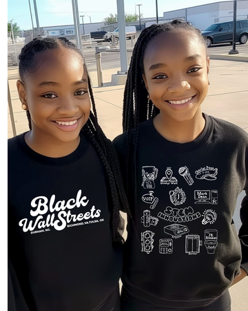 Black Wallstreet Youth Tee