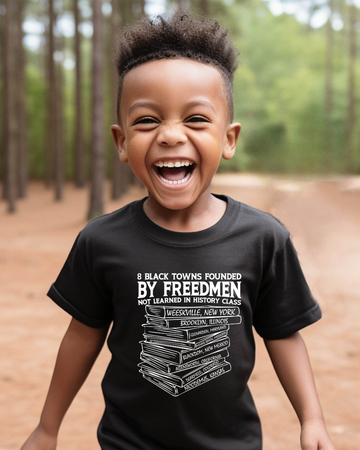 Black Freedmen Town Youth classic tee