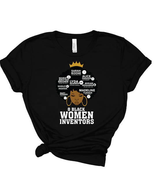BLACK WOMEN INVENTIONS T-SHIRTS