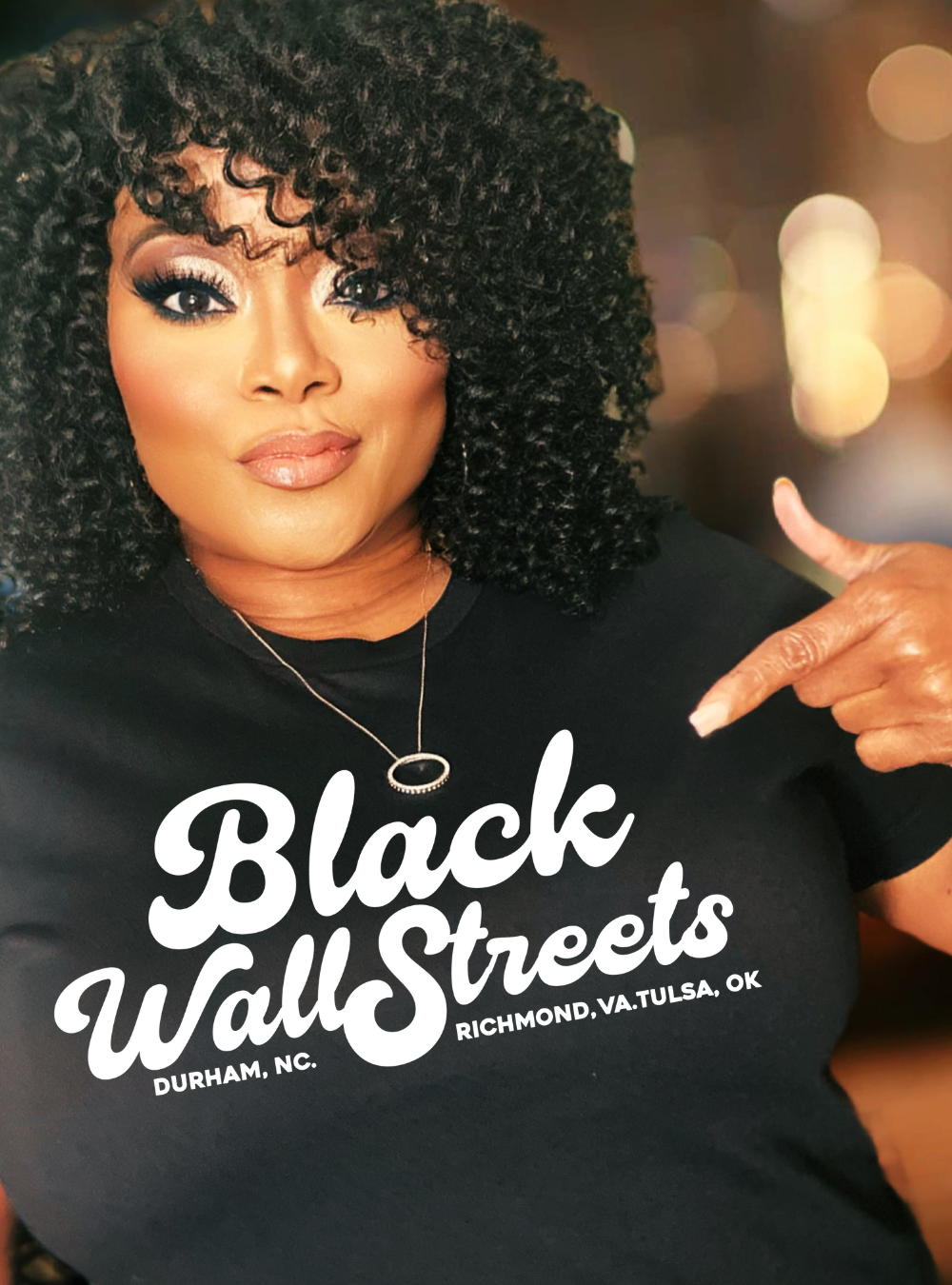 BLACK WALLSTREETS  T-SHIRT DESIGN